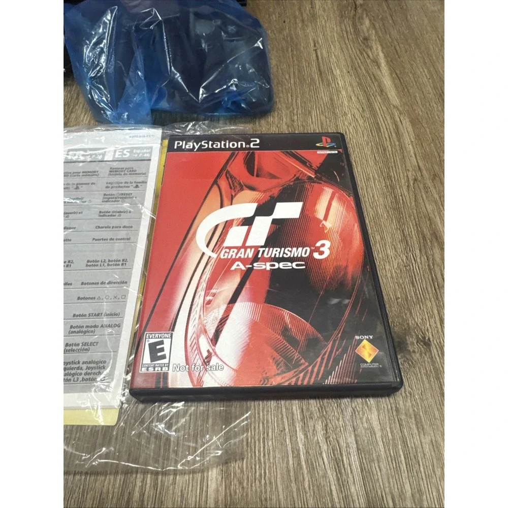 Sony PlayStation 2 Gran Turismo 3 Console Bundle CIB Complete WOW Look/Read
